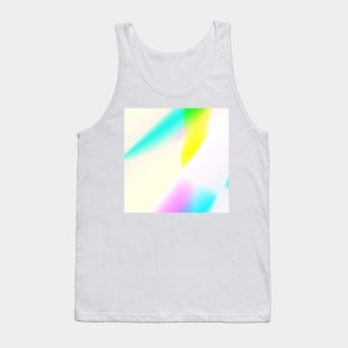 yellow pink blue white texture art Tank Top